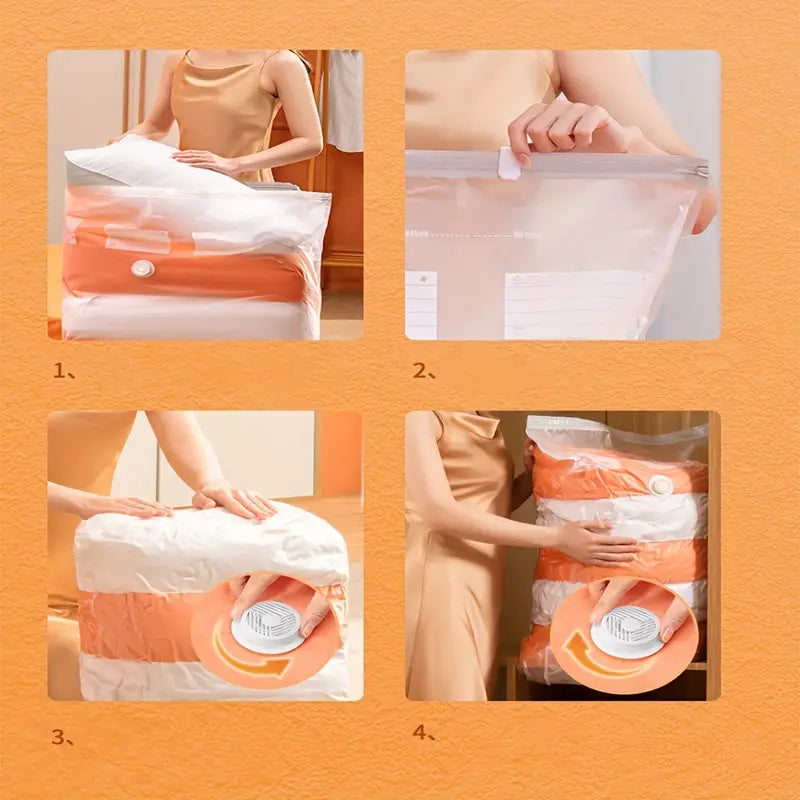 Extra Large Vacuum Storage Bags for Space Saving (1 Piece)