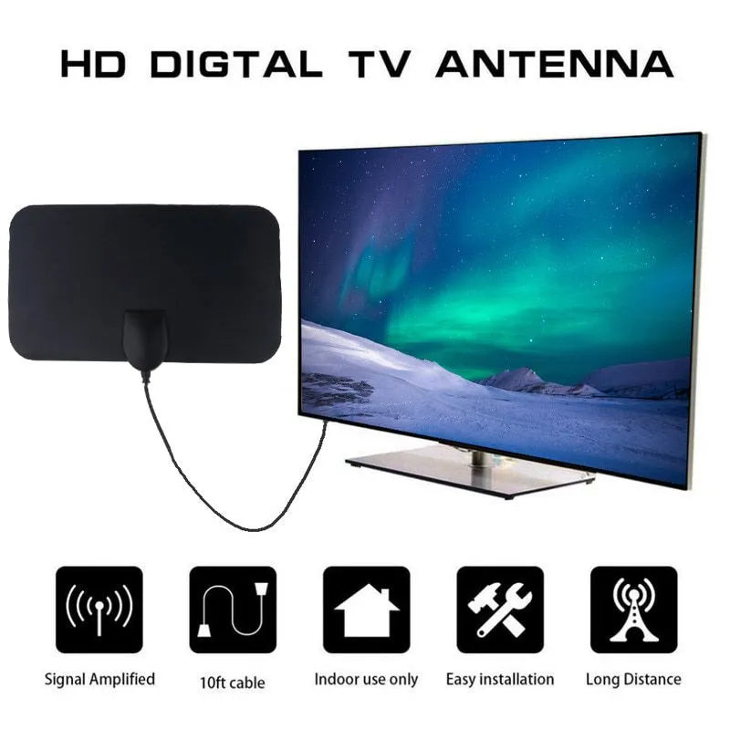 Top-Rated Indoor TV Antenna for Powerful, Crystal-Clear Signal Reception