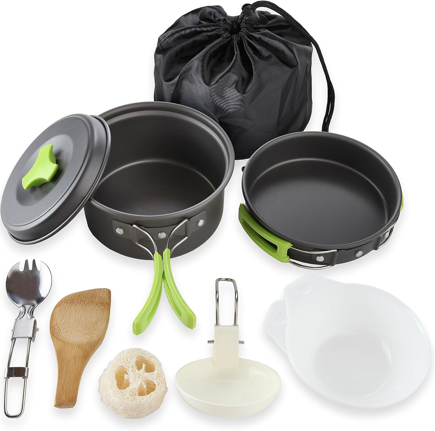Lightweight Camping Cookware Set for Backpacking — Pots & Pans for Outdoor Cooking