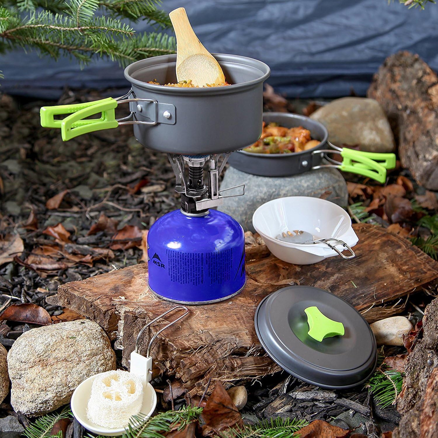Lightweight Camping Cookware Set for Backpacking — Pots & Pans for Outdoor Cooking