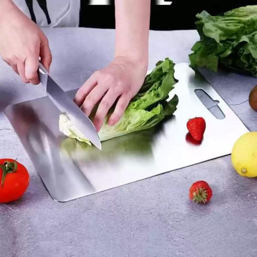 Premium Titanium Cutting Board — Ultra-Strong, Knife-Friendly, Easy to Clean
