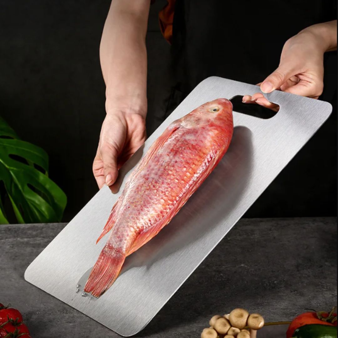 Premium Titanium Cutting Board — Ultra-Strong, Knife-Friendly, Easy to Clean