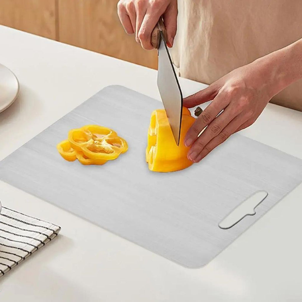 Premium Titanium Cutting Board — Ultra-Strong, Knife-Friendly, Easy to Clean