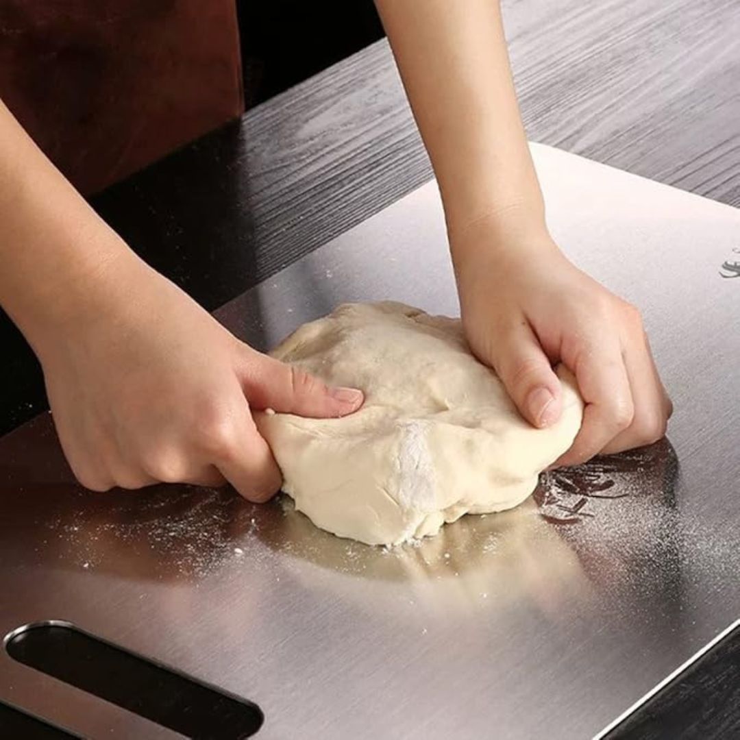 Premium Titanium Cutting Board — Ultra-Strong, Knife-Friendly, Easy to Clean