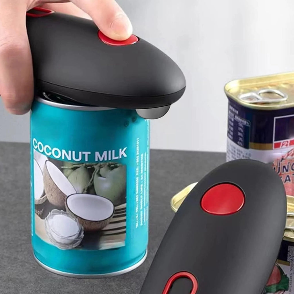 One-Touch Automatic Can Opener for Effortless, Hands-Free Opening