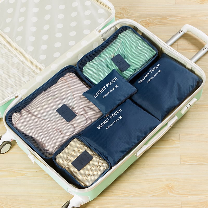 Portable Travel Luggage Packing Cubes Set