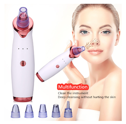 Blackhead Remover Pore Vacuum with Mini Silicone Brush