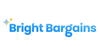 Bright Bargains logo — one-line wordmark, bright blue with sparkle