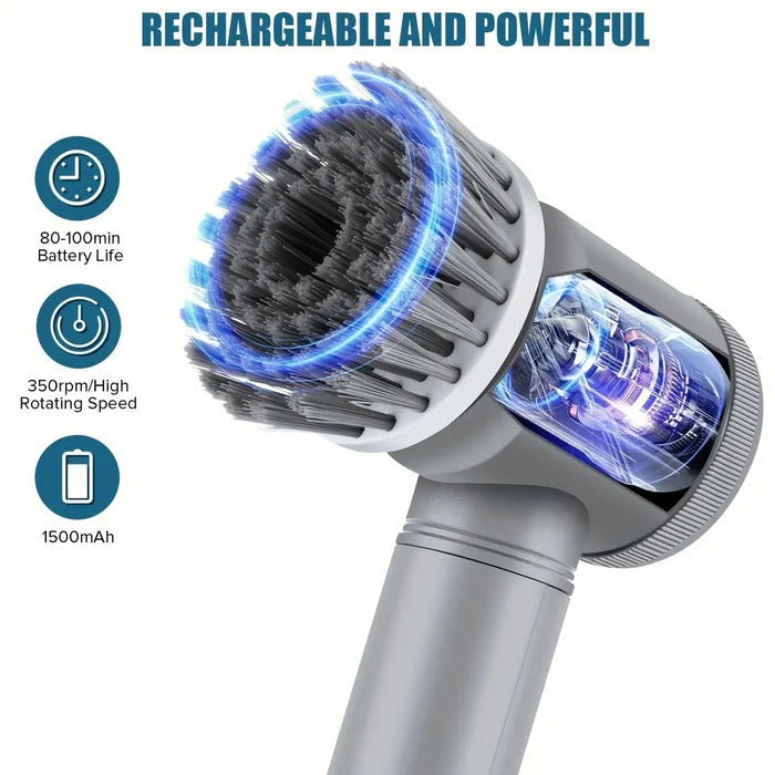 Turbo Spin Scrubber Pro: Powerful Rotating Cleaning Brush