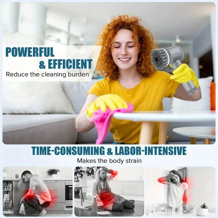 Turbo Spin Scrubber Pro: Powerful Rotating Cleaning Brush
