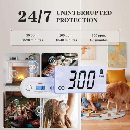 Smart Carbon Monoxide Detector with Real-Time Alerts