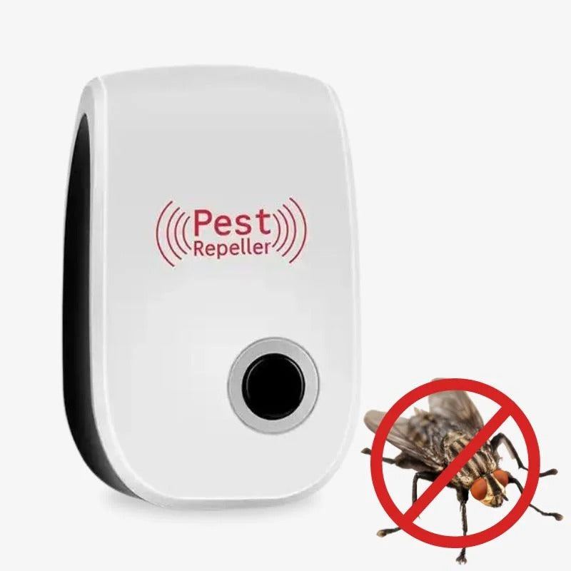 Ultrasonic Fly Repeller - Silent, Safe Pest Deterrent