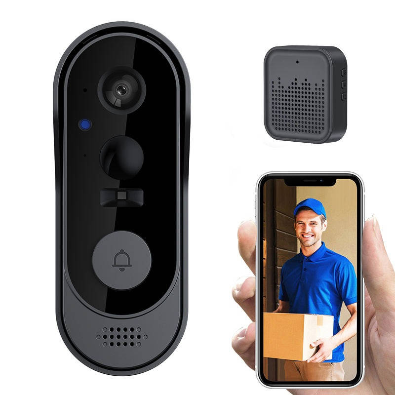 Wireless Smart Video Doorbell — No Subscription Needed, HD Camera for Clear, Real-Time Alerts